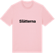 Pink Cotton t-shirt med Slätterna fetstil t-shirt
