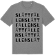 Mid Heather Gray t-shirt med Slättfällen ordlek t-shirt