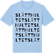 Blue Soul t-shirt med Slätthultet ordlek t-shirt