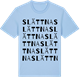 Blue Soul t-shirt med Slättna ordlek t-shirt
