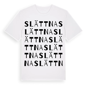 Slättna ordlek t-shirt – ekologisk bomull t-shirt från Pinshirt
