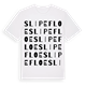 Slipefloe ordlek t-shirt