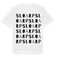 Sloarp ordlek t-shirt