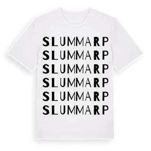 Slummarp ordlek t-shirt – ekologisk bomull t-shirt från Pinshirt