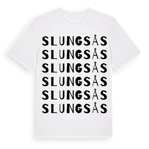 Slungsås ordlek t-shirt – ekologisk bomull t-shirt från Pinshirt
