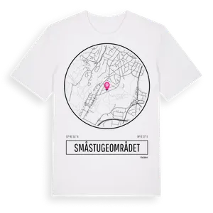 Småstugeområdet t-shirt – ekologisk bomull t-shirt från Pinshirt