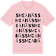Pink Cotton t-shirt med Smeanäs ordlek t-shirt