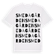 Smedagården ordlek t-shirt
