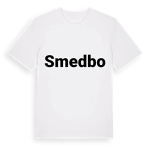 Smedbo fetstil t-shirt – ekologisk bomull t-shirt från Pinshirt