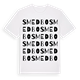 White t-shirt med Smedbo ordlek t-shirt