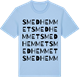 Blue Soul t-shirt med Smedhemmet ordlek t-shirt
