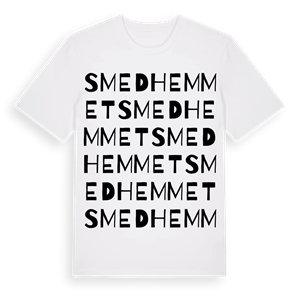 Smedhemmet ordlek t-shirt – ekologisk bomull t-shirt från Pinshirt