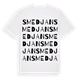 Smedjan ordlek t-shirt