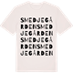 Vintage White t-shirt med Smedjegården ordlek t-shirt