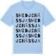 Blue Soul t-shirt med Smedjenässja ordlek t-shirt