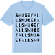 Blue Soul t-shirt med Smugefall ordlek t-shirt