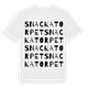 White t-shirt med Snackatorpet ordlek t-shirt