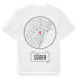 White t-shirt med Söder t-shirt