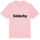 Pink Cotton t-shirt med Söderby fetstil t-shirt