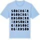 Blue Soul t-shirt med Södergård ordlek t-shirt