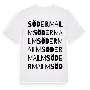 Södermalm ordlek t-shirt – ekologisk bomull t-shirt från Pinshirt