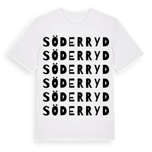 Söderryd ordlek t-shirt – ekologisk bomull t-shirt från Pinshirt