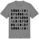 Mid Heather Gray t-shirt med Södra Boarp ordlek t-shirt