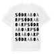 Södra Boarp ordlek t-shirt