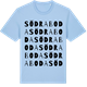 Blue Soul t-shirt med Södra Boda ordlek t-shirt