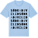 Blue Soul t-shirt med Södra Duveled ordlek t-shirt