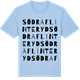 Blue Soul t-shirt med Södra Flinteryd ordlek t-shirt