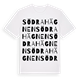 Södra Hägnen ordlek t-shirt