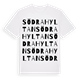Södra Hyltan ordlek t-shirt