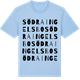 Blue Soul t-shirt med Södra Ingelsbo ordlek t-shirt