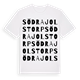 Södra Jolstorp ordlek t-shirt