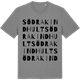 Mid Heather Gray t-shirt med Södra Kindhult ordlek t-shirt