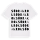 Södra Krok ordlek t-shirt