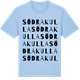 Blue Soul t-shirt med Södra Kulla ordlek t-shirt