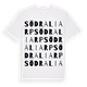 Södra Liarp ordlek t-shirt