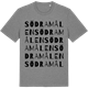 Mid Heather Gray t-shirt med Södra Målen ordlek t-shirt