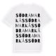 Södra Markås ordlek t-shirt
