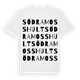 White t-shirt med Södra Mosshult ordlek t-shirt