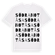 Södra Notåsa ordlek t-shirt