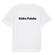 White t-shirt med Södra Palsbo fetstil t-shirt