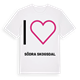 Jag älskar Södra skogsdal t-shirt stort tryck