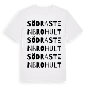 Södra Stenbrohult ordlek t-shirt – ekologisk bomull t-shirt från Pinshirt