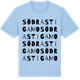 Blue Soul t-shirt med Södra Stigamo ordlek t-shirt