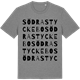 Mid Heather Gray t-shirt med Södra Styckebo ordlek t-shirt