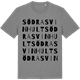 Mid Heather Gray t-shirt med Södra Svinhult ordlek t-shirt