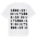 Södra Svinhult ordlek t-shirt